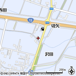 ＪＡ秋田おばこ神岡周辺の地図