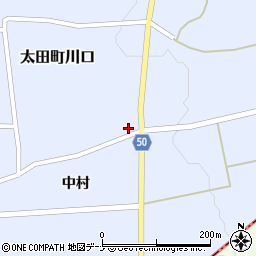 秋田県大仙市太田町川口中村95-3周辺の地図