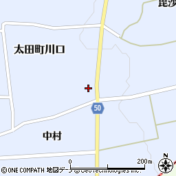 秋田県大仙市太田町川口中村95-6周辺の地図