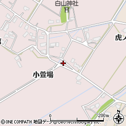 秋田県大仙市新谷地小萱場173周辺の地図