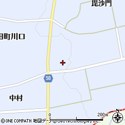 秋田県大仙市太田町川口毘沙門102周辺の地図