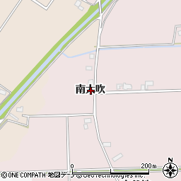 秋田県大仙市清水南大吹周辺の地図