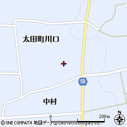 秋田県大仙市太田町川口中村93-3周辺の地図