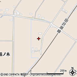 秋田県大仙市四ツ屋下嘉町116周辺の地図