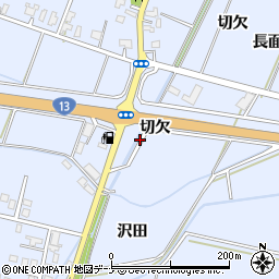 秋田県大仙市神宮寺（切欠）周辺の地図