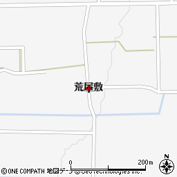 秋田県大仙市太田町駒場荒屋敷周辺の地図