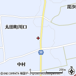 秋田県大仙市太田町川口中村104周辺の地図