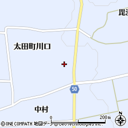 秋田県大仙市太田町川口中村106周辺の地図