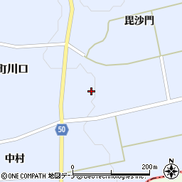 秋田県大仙市太田町川口毘沙門200周辺の地図