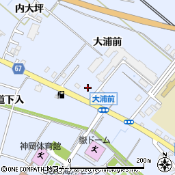 薬王堂　大仙神岡店周辺の地図
