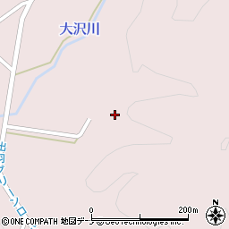 秋田県大仙市大沢郷宿樋向周辺の地図