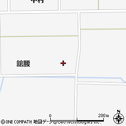 秋田県大仙市太田町駒場舘腰周辺の地図