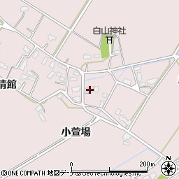 秋田県大仙市新谷地小萱場42周辺の地図