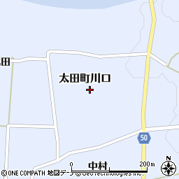 秋田県大仙市太田町川口中村111周辺の地図