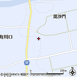 秋田県大仙市太田町川口毘沙門209周辺の地図