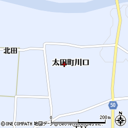 秋田県大仙市太田町川口中村112周辺の地図