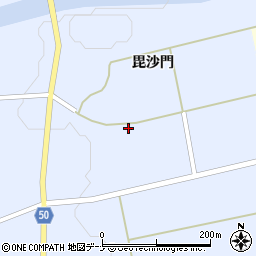 秋田県大仙市太田町川口毘沙門202周辺の地図