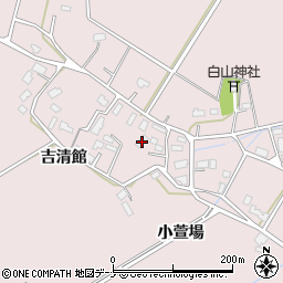 秋田県大仙市新谷地小萱場46周辺の地図
