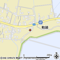 秋田県大仙市北楢岡町頭31周辺の地図