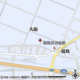 秋田県大仙市神宮寺大面周辺の地図