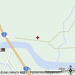 秋田県由利本荘市松ヶ崎下堀切142周辺の地図