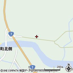 秋田県由利本荘市松ヶ崎下堀切17周辺の地図