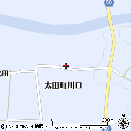 秋田県大仙市太田町川口中村147周辺の地図