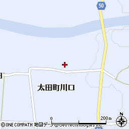 秋田県大仙市太田町川口中村146周辺の地図