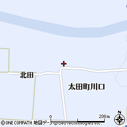秋田県大仙市太田町川口中村149周辺の地図