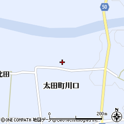 秋田県大仙市太田町川口中村159周辺の地図