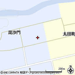 秋田県大仙市太田町川口毘沙門174-2周辺の地図