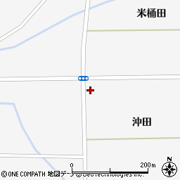 秋田県大仙市太田町駒場米桶田188周辺の地図