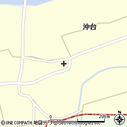 秋田県大仙市太田町永代沖台11周辺の地図