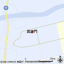 秋田県大仙市太田町川口毘沙門周辺の地図