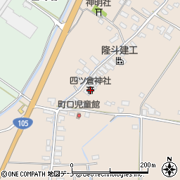 四ツ倉神社周辺の地図