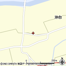 秋田県大仙市太田町永代沖台167周辺の地図