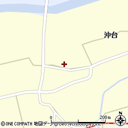 秋田県大仙市太田町永代沖台161周辺の地図