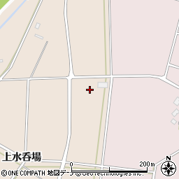 秋田県大仙市新谷地下川原周辺の地図