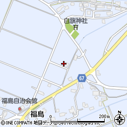 秋田県大仙市神宮寺（坊ヶ沢）周辺の地図