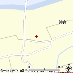 秋田県大仙市太田町永代沖台165周辺の地図