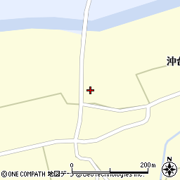 秋田県大仙市太田町永代沖台222周辺の地図