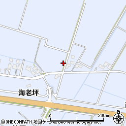 秋田県大仙市神宮寺大浦上谷地周辺の地図