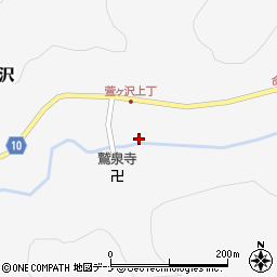 秋田県秋田市雄和萱ケ沢萱ケ沢143周辺の地図