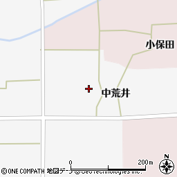 秋田県大仙市太田町駒場中荒井116周辺の地図