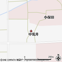 秋田県大仙市太田町駒場中荒井11周辺の地図