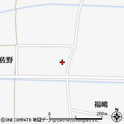 秋田県大仙市横堀佐野11周辺の地図
