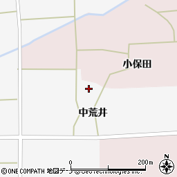 秋田県大仙市太田町駒場中荒井10周辺の地図