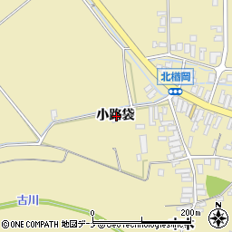 秋田県大仙市北楢岡小路袋周辺の地図