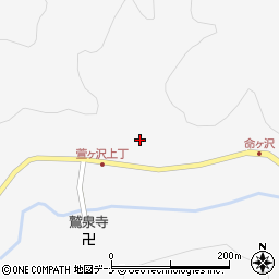 秋田県秋田市雄和萱ケ沢萱ケ沢186周辺の地図