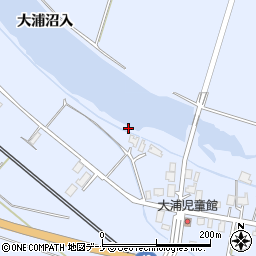 秋田県大仙市神宮寺大浦沼入86周辺の地図